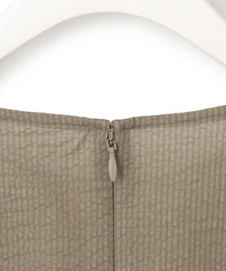 ICB 【洗える】コットンリップル Tブラウス オリーブ系