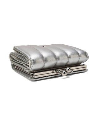 style code 【MERCURYDUO/マーキュリーデュオ】スタッズキルティング　口金ミニ財布 シルバー