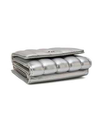 style code 【MERCURYDUO/マーキュリーデュオ】スタッズキルティング　口金ミニ財布 シルバー