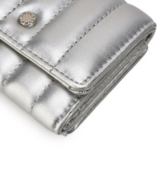 style code 【MERCURYDUO/マーキュリーデュオ】スタッズキルティング　口金ミニ財布 シルバー