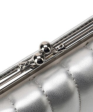 style code 【MERCURYDUO/マーキュリーデュオ】スタッズキルティング　口金ミニ財布 シルバー