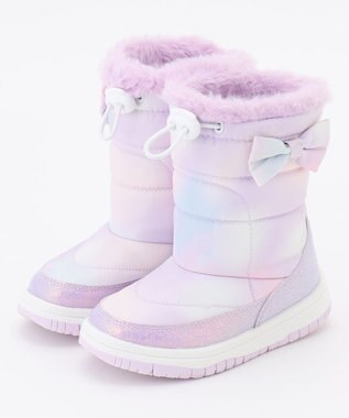 ANY KIDS キラキラスノーブーツ レインボー