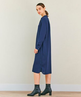 BEIGE， 【WEB限定】MANASLU / シャツワンピース Navy