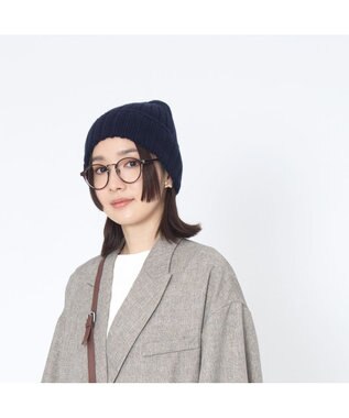 林八百吉商店 un chapeau ニットワッチ ネイビー