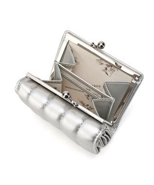 style code 【MERCURYDUO/マーキュリーデュオ】スタッズキルティング　口金ミニ財布 シルバー