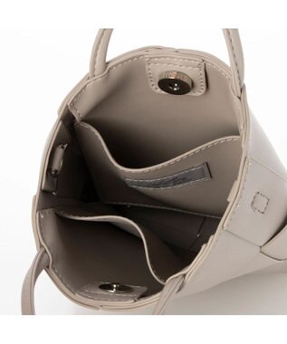 UNBILLION cachecache イントレチャートミニショルダーバッグ グレー