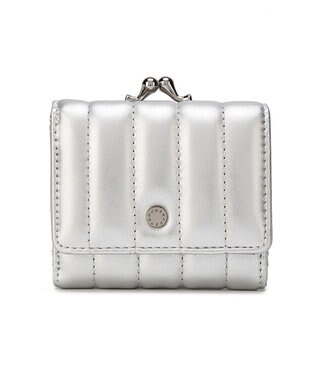 style code 【MERCURYDUO/マーキュリーデュオ】スタッズキルティング　口金ミニ財布 シルバー