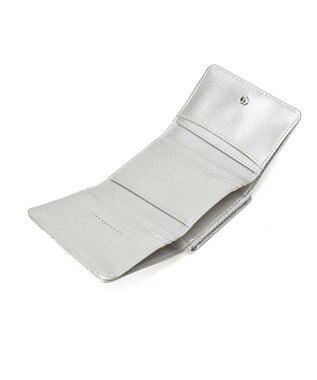 style code 【MERCURYDUO/マーキュリーデュオ】スタッズキルティング　口金ミニ財布 シルバー