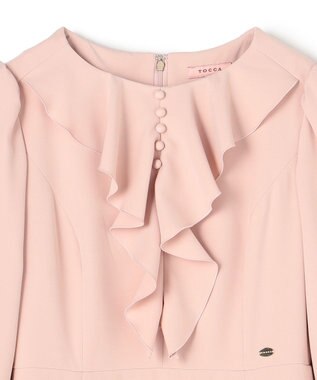 TOCCA 【洗える・消臭】FRILL BLOOM ドレス ピンク系