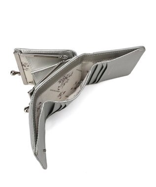 style code 【MERCURYDUO/マーキュリーデュオ】スタッズキルティング　口金ミニ財布 シルバー