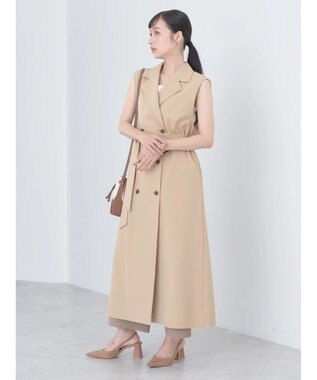 earth music&ecology ロングジレンチ Beige