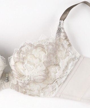 WACOAL 【ハグするブラ】 ブラジャー 体温を感知してカラダになじむ 谷間メイク 脇高設計 レディース BXB418 /ワコール アイボリー