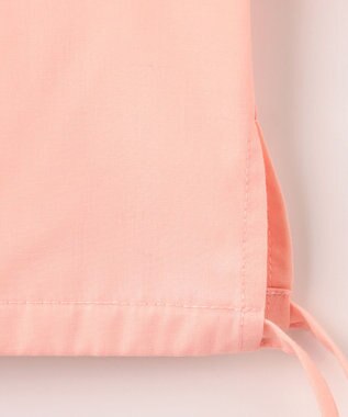 Feroux 【洗える】ショート丈ドロスト シャツ ピンク系