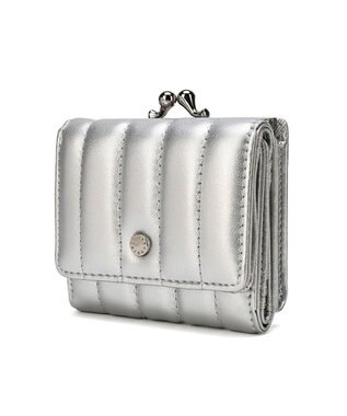style code 【MERCURYDUO/マーキュリーデュオ】スタッズキルティング　口金ミニ財布 シルバー