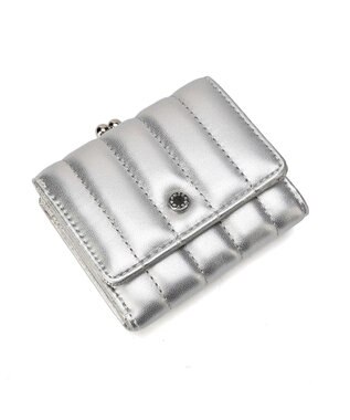 style code 【MERCURYDUO/マーキュリーデュオ】スタッズキルティング　口金ミニ財布 シルバー