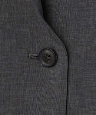 BEIGE， 【イージーケア・セットアップ対応】BATEAU / メランジ ダブルジャケット Charcoal