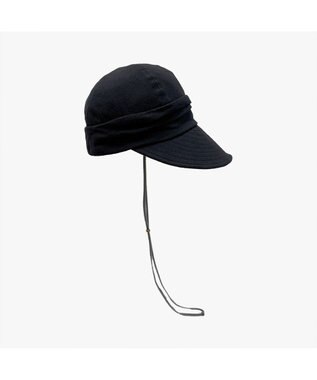 林八百吉商店 Sutto Hat 綿麻すっとキャスケット ブラック