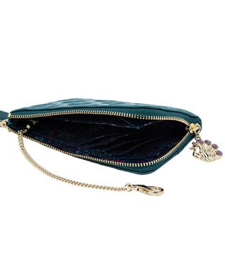 ANNA SUI ピーコック フラグメントケース ターコイズ