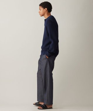 UNFILO MENS メッシュ ニットポロ [24年春夏商品] ネイビー