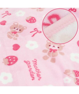 Mother garden マザーガーデン くまちゃん柄 あったか シングル毛布 140×200cm -