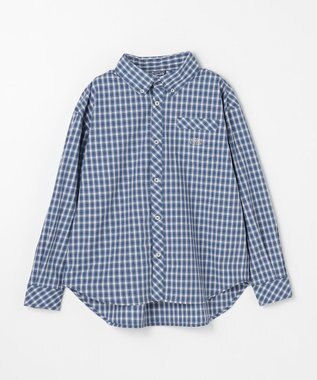 J.PRESS KIDS 【140-170cm】オックス チェックシャツ ブルー系3