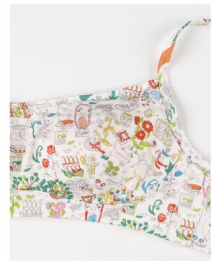 tsumori chisato SLEEP ツモリチサト ブラジャー ノンワイヤーブラ 綿100%(パッド受け) ストラップ長さ調整可能 UBX534 /ワコール アイボリー