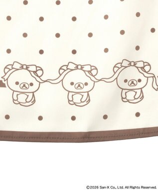 earth music&ecology 【予約】リラックマ×earth アソートドットスカーフ アイボリー