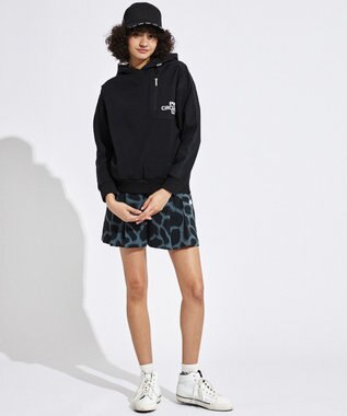 PW CIRCULUS 【WOMEN】DIMPLE  プルオーバー ゴルフウェア レディース ブラック系