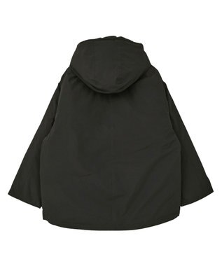 earth music&ecology フーデットパファーコート Black