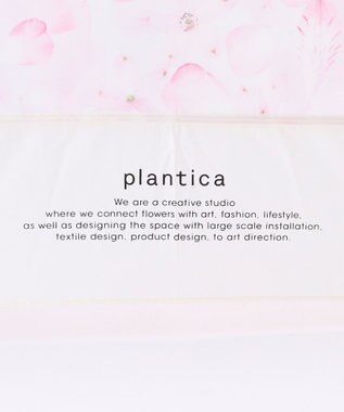 ANY SIS 【WEB・一部店舗限定】切り継ぎフラワー アンブレラ ピンク