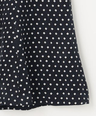 J.PRESS LADIES 【洗える】ジオメトリック マーメイド スカート ネイビー系5