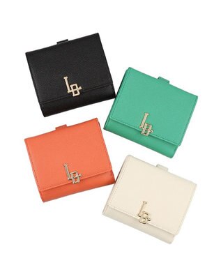 LANVIN en Bleu エルヴィー 内BOX財布 サーモンピンク