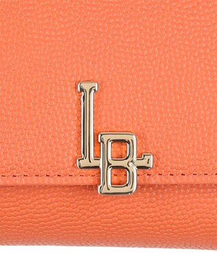 LANVIN en Bleu エルヴィー 内BOX財布 サーモンピンク