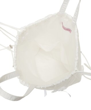 Maison de FLEUR リボンナップサック White