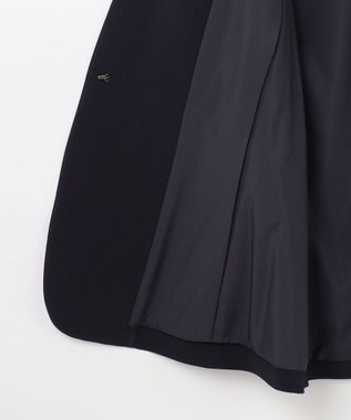 ANY SIS L セレモニーダブルクロス カラーレス ジャケット ネイビー