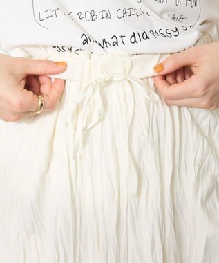 CRAFT STANDARD BOUTIQUE ワッシャープリーツスカート Off White