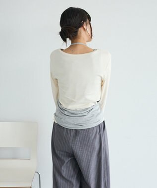 CRAFT STANDARD BOUTIQUE 2点セット/ホルターネック+ロンTee Ivory