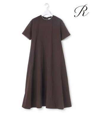 23区 【R(アール)】コットンリネン Aラインワンピース