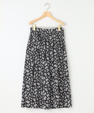 組曲 L 【新色追加】ギャザーライトデシン パンツ スプレーブラック系5