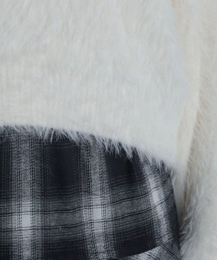 WEGO シャギーニットプルオーバー オフホワイト