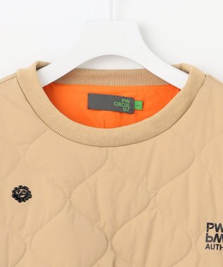 PW CIRCULUS 【MEN】ひょうたんキルティング中綿ブルゾン ベージュ系