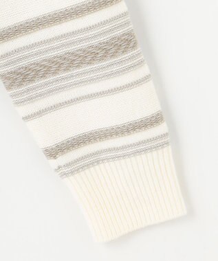 JOSEPH ABBOUD MOUNTAIN 【UNISEX】ジャガード柄 ZIPニット アウター アイボリー系7