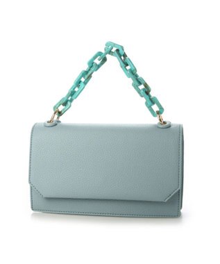 UNBILLION kakatoo プラチェーンハンドルスクエアショルダー SBL