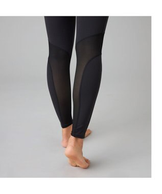 Chacott Chacott BALANCE Boost  メッシュコンビレギンス ブラック