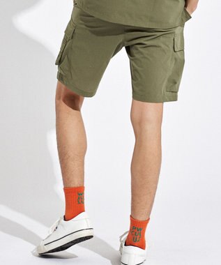 PW CIRCULUS 【高通気 / 軽撥水 / 軽量のDotAir 使用】【MEN】ベルテッドショーツ カーキ系