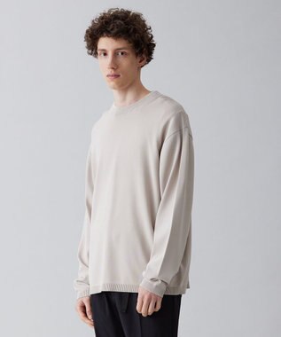 UNFILO MENS 【接触冷感】イージーケア ニットロングTEE [23年春夏商品] アイボリー