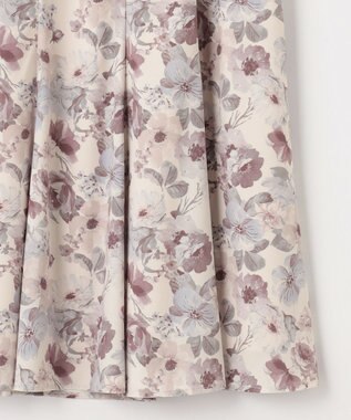 ANY SIS 【洗える】フルブルームフラワープリント スカート アイボリー系