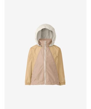 HELLY HANSEN 【キッズ・はっ水・高視認・クイックフリー・記名ラベル付・フード取り外し可】キッズ ヴォーゲンジャケット ジンジャーイエロー×サンドベージュ