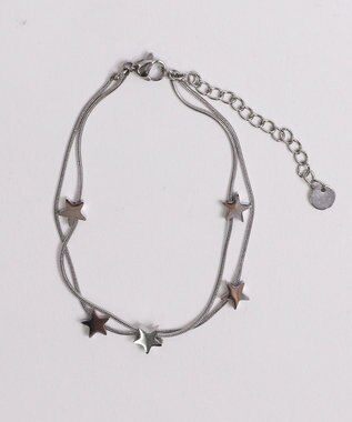 WEGO Lステンレスモチーフ2連ブレス 柄2