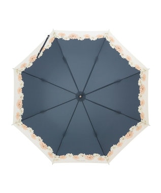 MOONBAT 【FUDGE掲載】PAUL&JOE ACCESSOIRES(ポール＆ジョー アクセソワ) 長傘 クリザンテーム ネイビーブルー